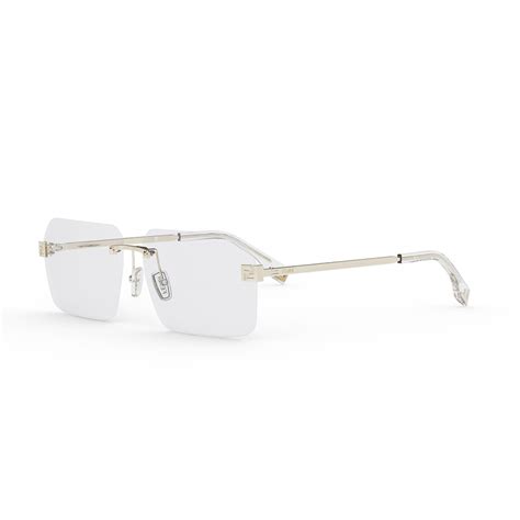 fendi rimless glasses